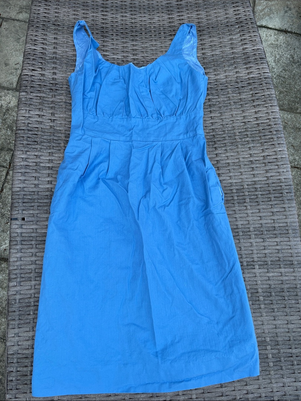 J. Crew Light Blue Sleeveless Dress